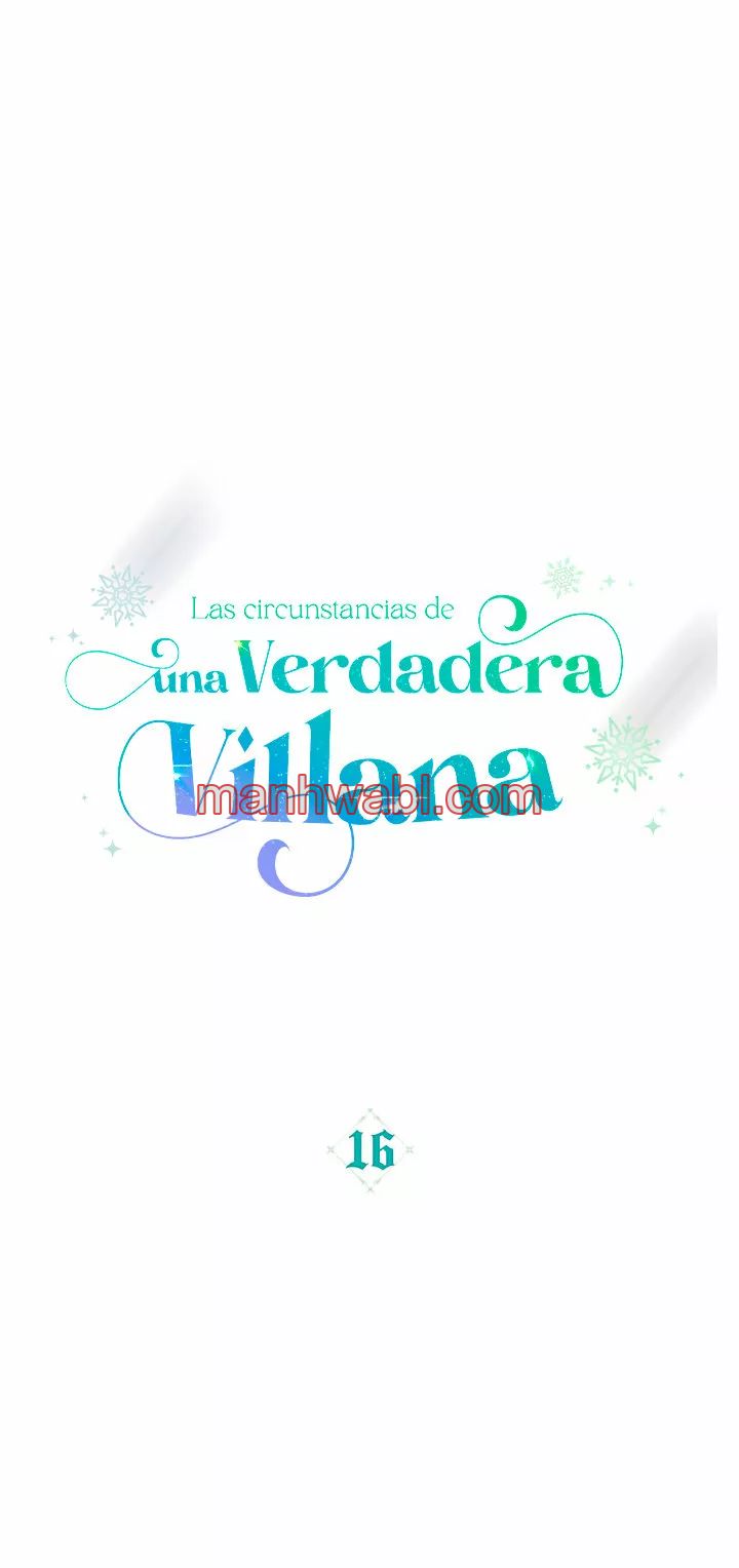 THE CIRCUMSTANCES OF A TRUE VILLAIN - Capítulo 16 manhwa