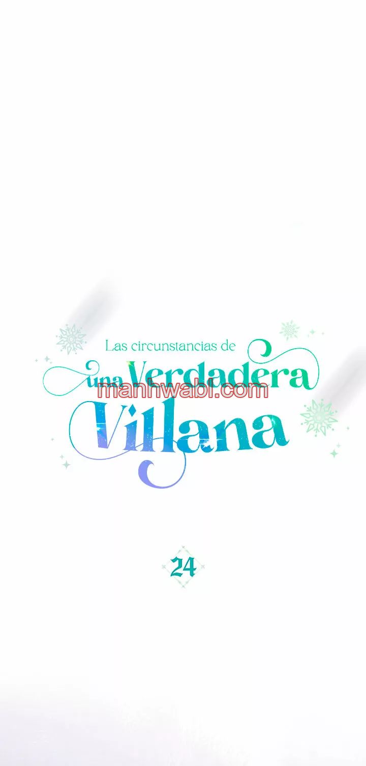 THE CIRCUMSTANCES OF A TRUE VILLAIN - Capítulo 24 manhwa