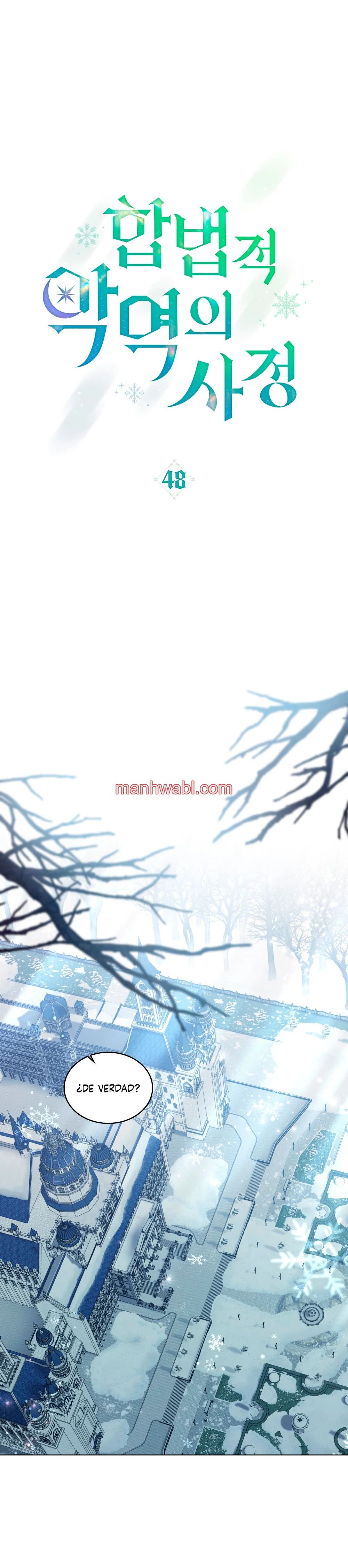 THE CIRCUMSTANCES OF A TRUE VILLAIN - Capítulo 48 manhwa