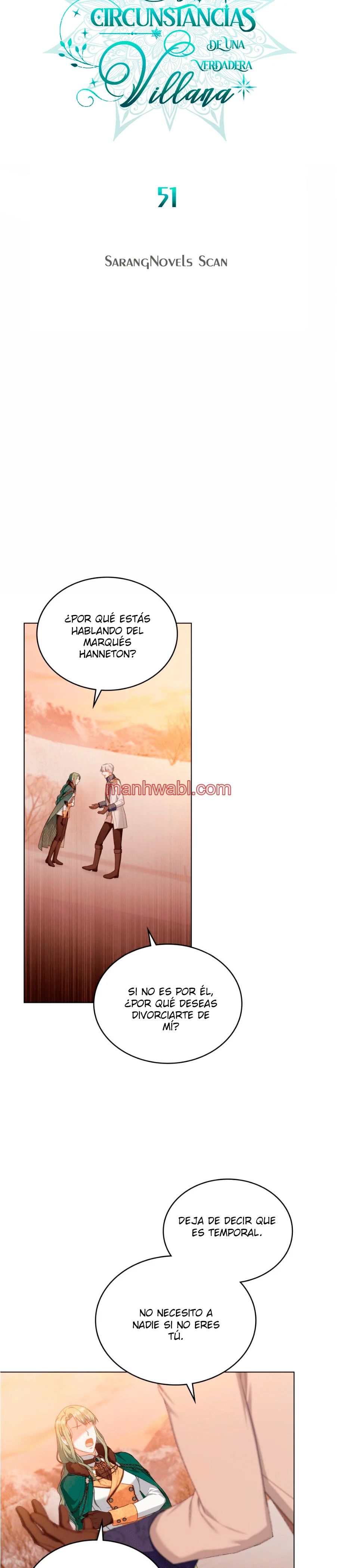 THE CIRCUMSTANCES OF A TRUE VILLAIN - Capítulo 51 manhwa