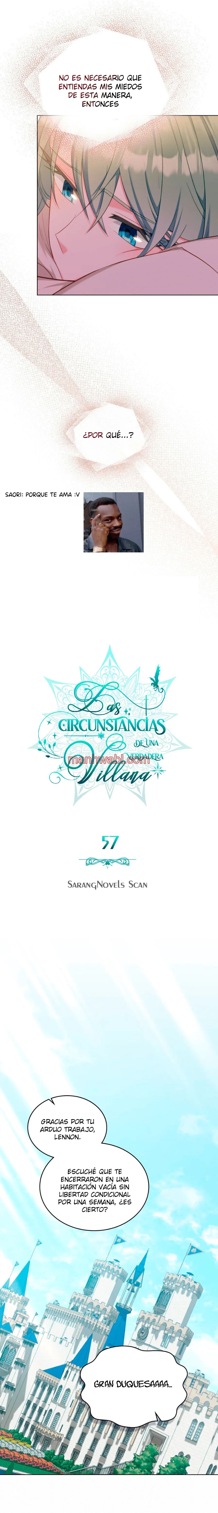THE CIRCUMSTANCES OF A TRUE VILLAIN - Capítulo 57 manhwa