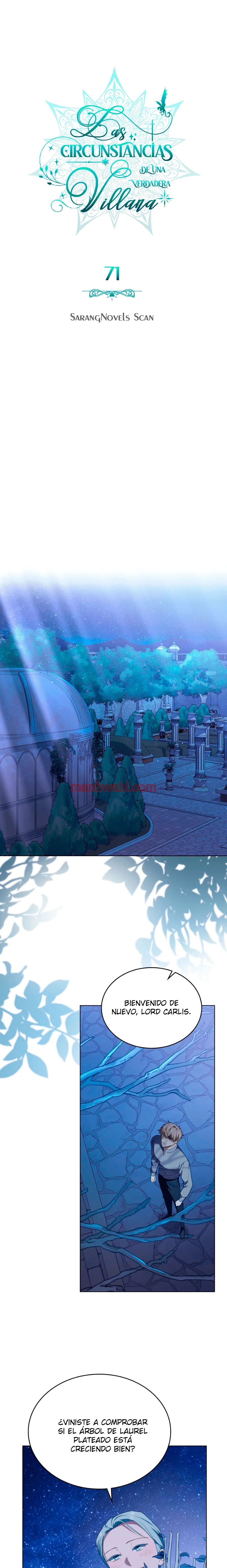 THE CIRCUMSTANCES OF A TRUE VILLAIN - Capítulo 71 manhwa