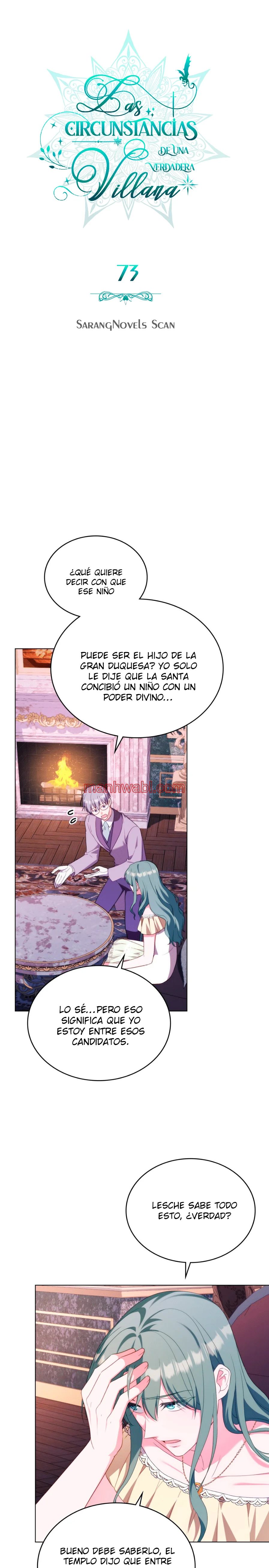 THE CIRCUMSTANCES OF A TRUE VILLAIN - Capítulo 73 manhwa