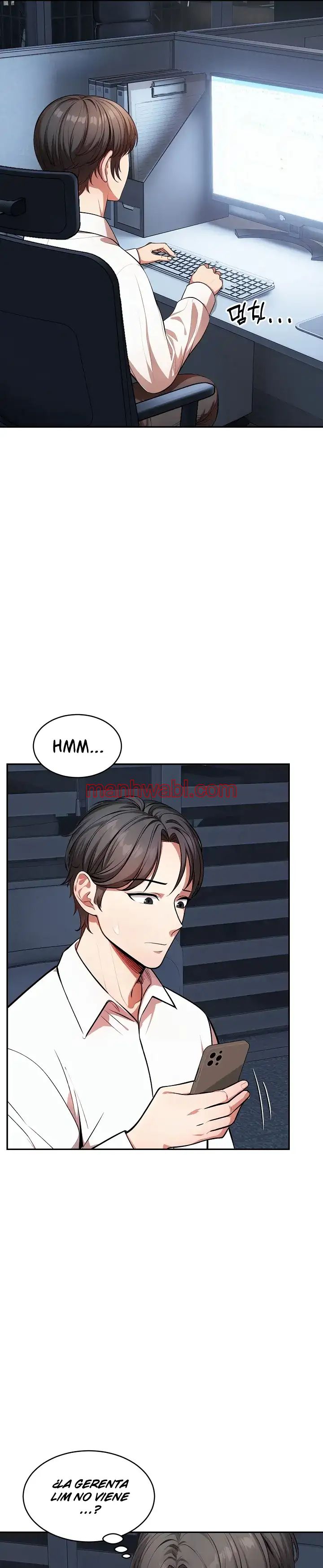 Un Chico y una Chica Atrapados en un Ascensor - Capítulo 16_2 manhwa