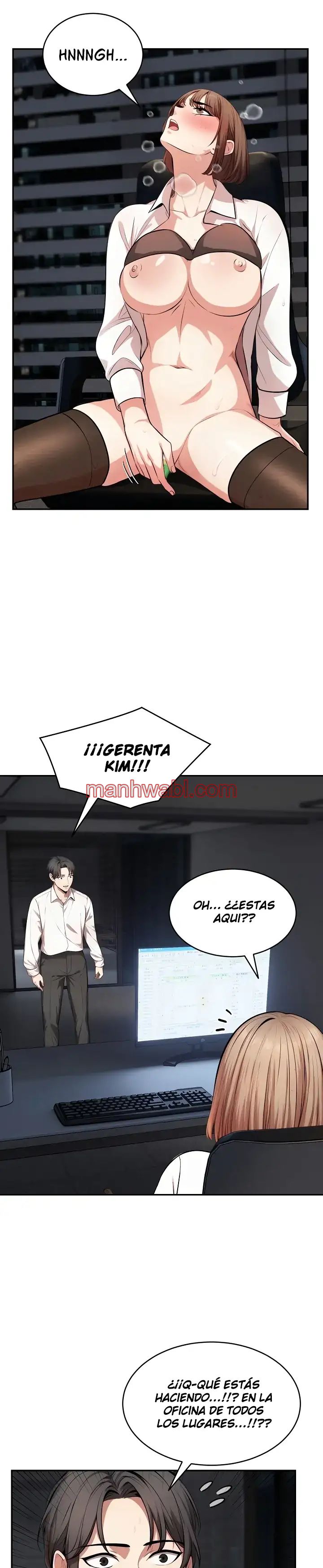 Un Chico y una Chica Atrapados en un Ascensor - Capítulo 18_2 manhwa