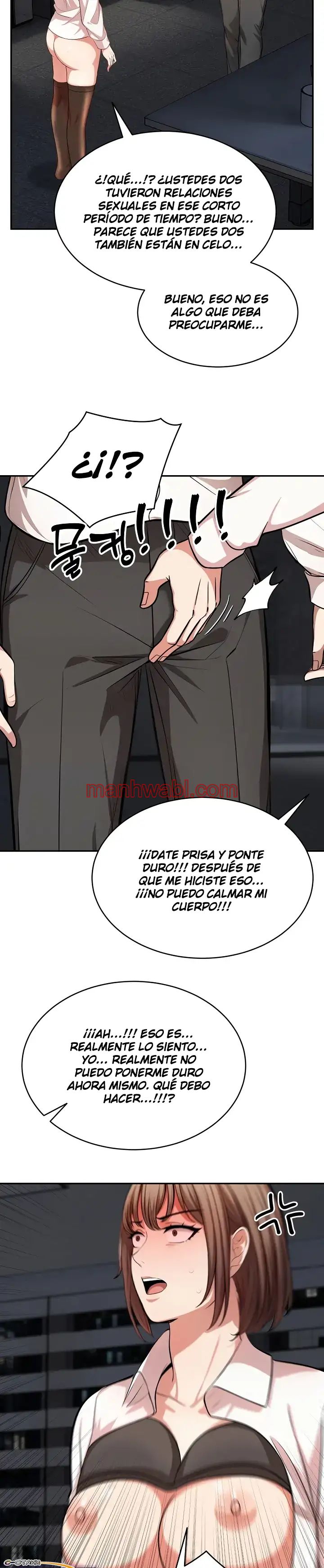 Un Chico y una Chica Atrapados en un Ascensor - Capítulo 18_2 manhwa