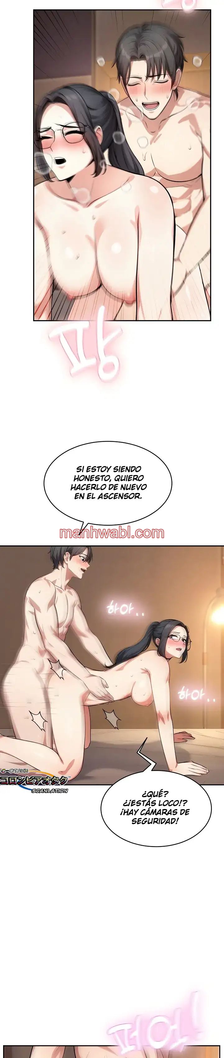 Un Chico y una Chica Atrapados en un Ascensor - Capítulo 20_2 manhwa
