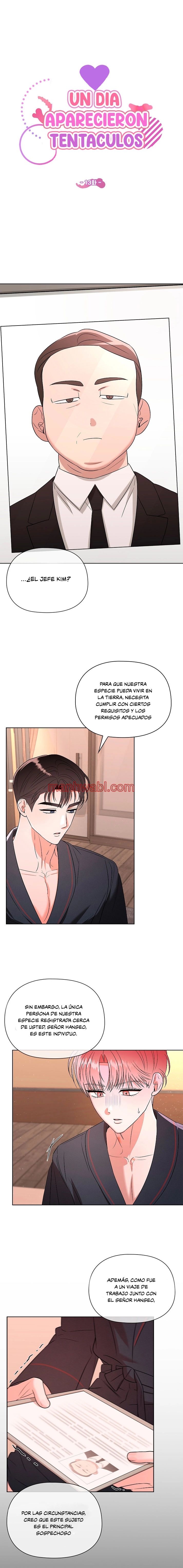 Un día aparecieron tentáculos - Capítulo 13 manhwa