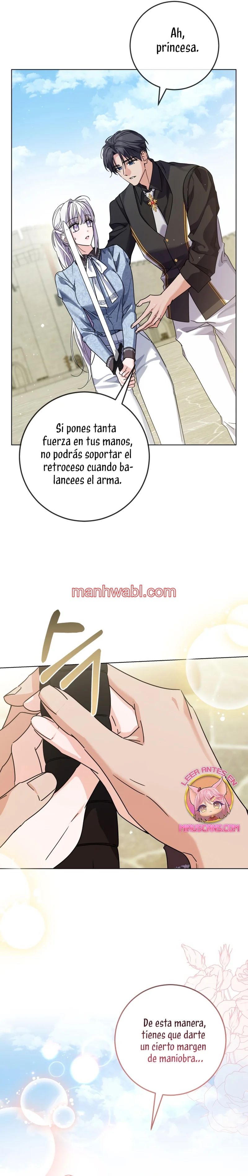 Una princesa que trabaja duro por su favorito - Capítulo 70_2 manhwa