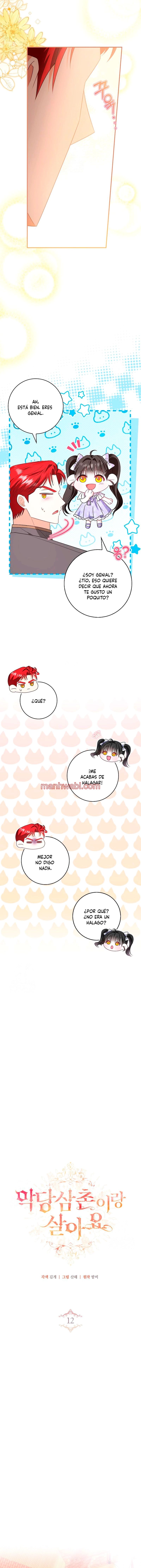 Vivo con mi tio villano - Capítulo 12_2 manhwa