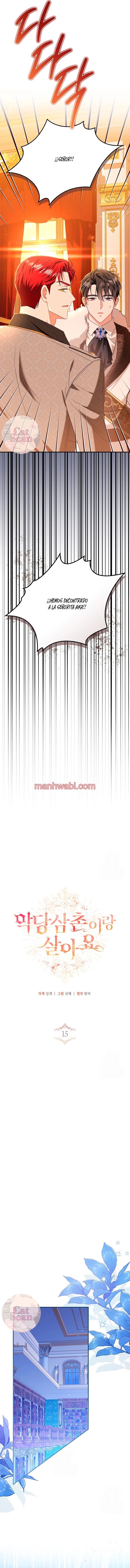 Vivo con mi tio villano - Capítulo 15 manhwa