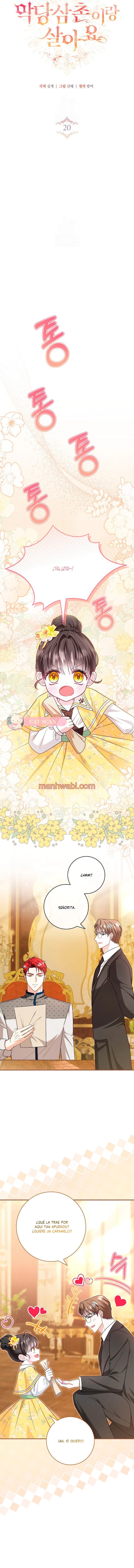 Vivo con mi tio villano - Capítulo 20 manhwa