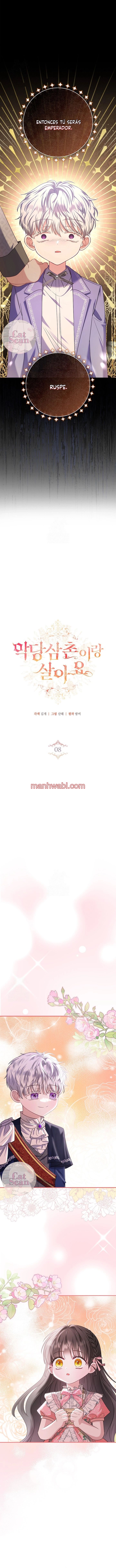 Vivo con mi tio villano - Capítulo 8 manhwa