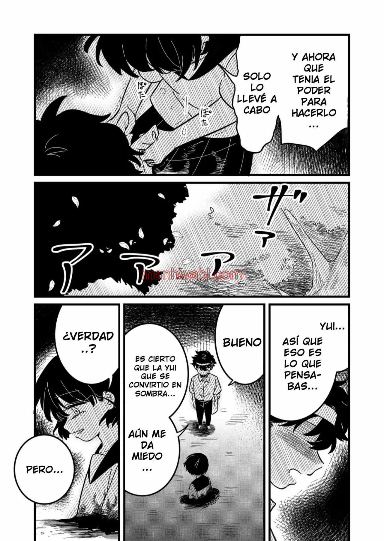 Yui solo puede vivir en las sombras - Capítulo 3_2 manhwa