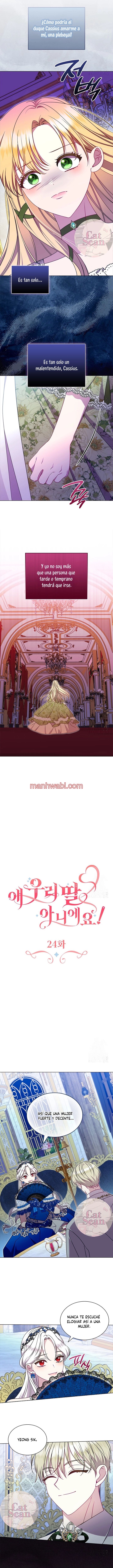 ¡Ella no es nuestra hija! - Capítulo 24 manhwa