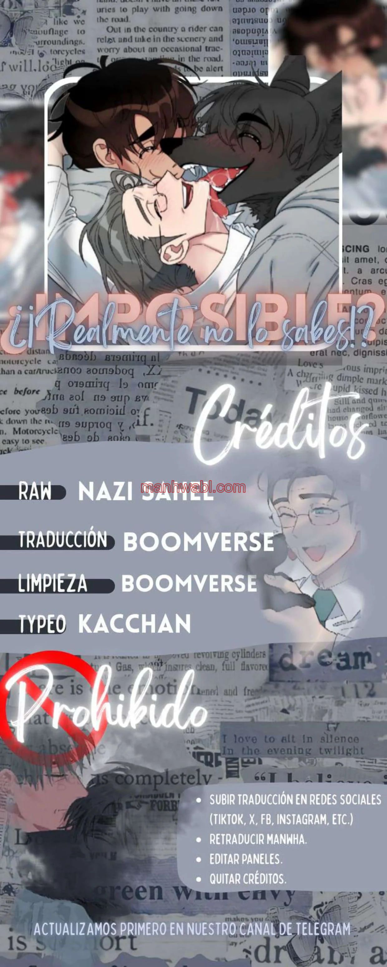 ¡Imposible! ¿¡Realmente no lo sabes!? - Capítulo 53.5 manhwa