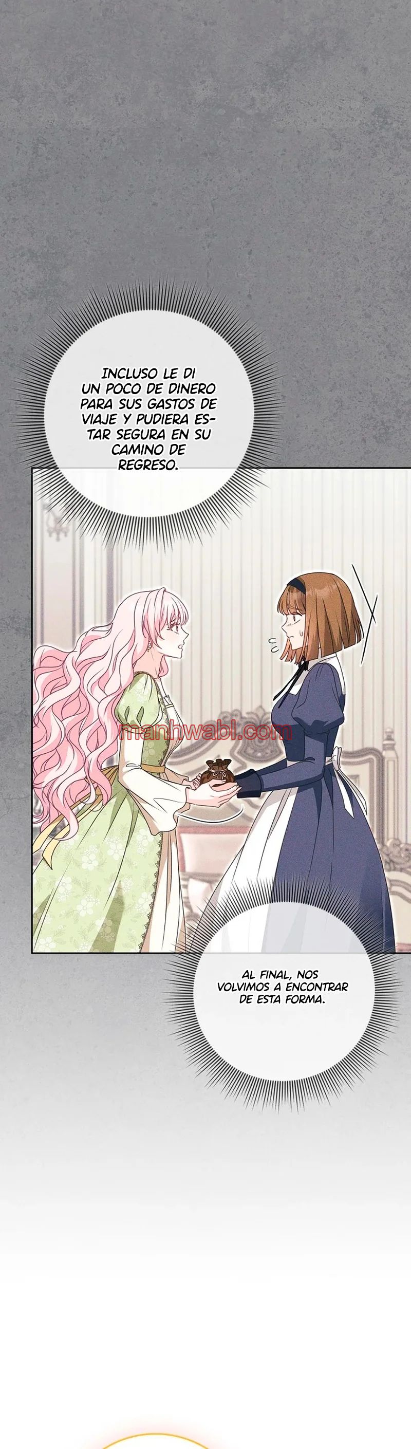 Me convertí en la sirvienta del protagonista de un juego de terror - Capítulo 33_2 manhwa