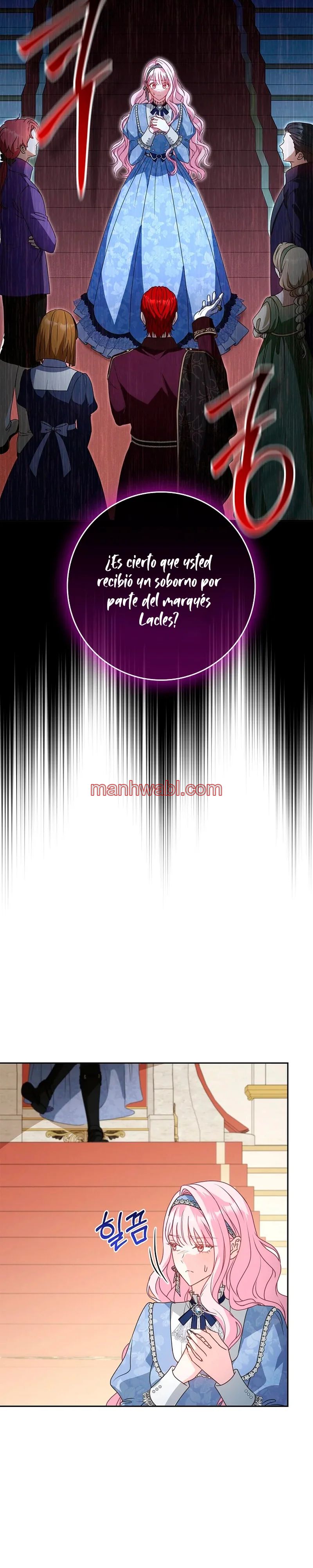 Me convertí en la sirvienta del protagonista de un juego de terror - Capítulo 33_2 manhwa