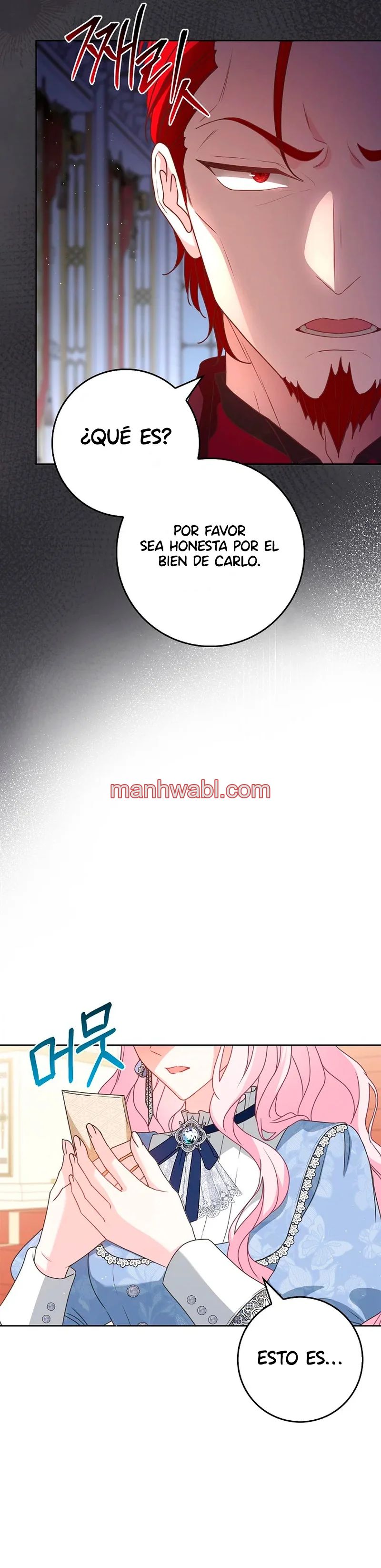 Me convertí en la sirvienta del protagonista de un juego de terror - Capítulo 33_3 manhwa