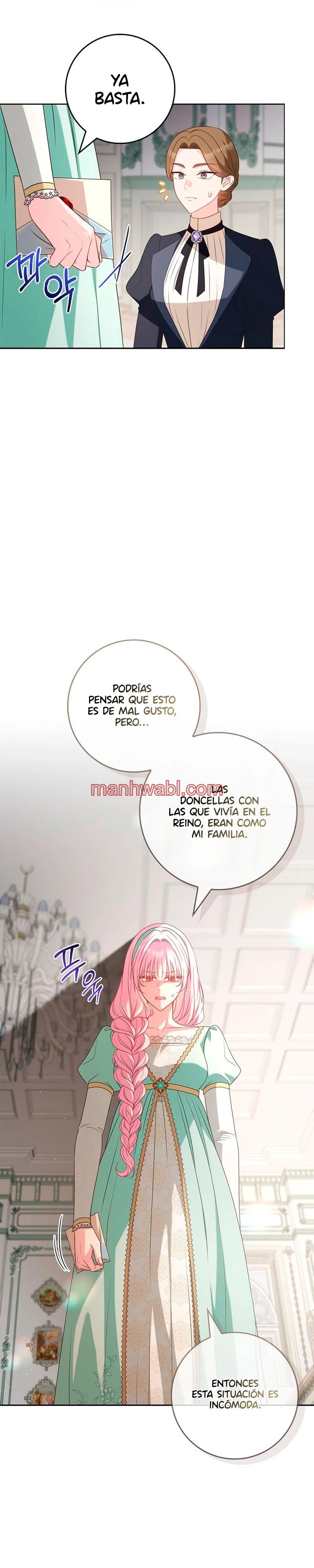 Me convertí en la sirvienta del protagonista de un juego de terror - Capítulo 38_2 manhwa