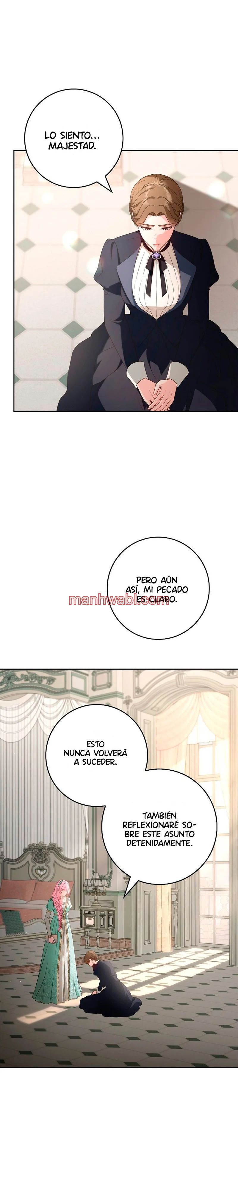 Me convertí en la sirvienta del protagonista de un juego de terror - Capítulo 38_2 manhwa