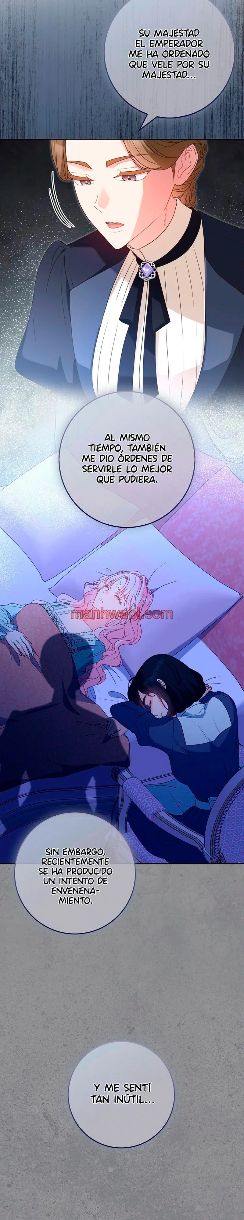 Me convertí en la sirvienta del protagonista de un juego de terror - Capítulo 38_3 manhwa