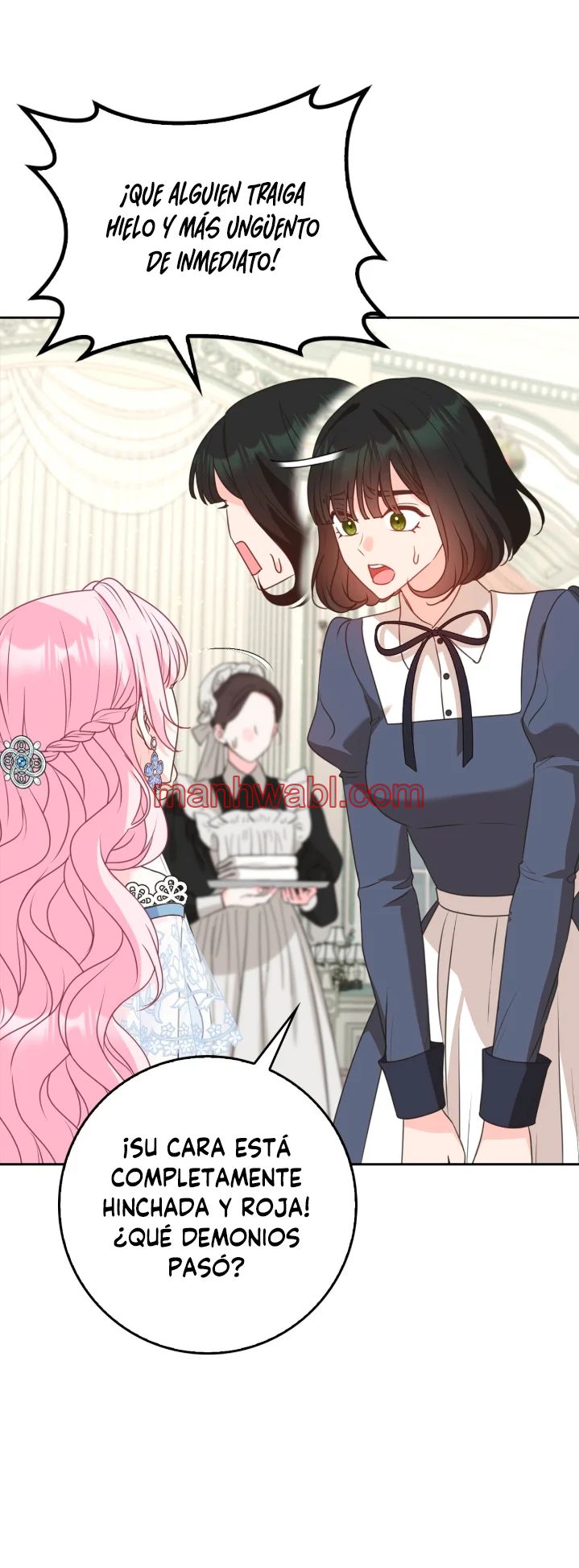 Me convertí en la sirvienta del protagonista de un juego de terror - Capítulo 5_2 manhwa